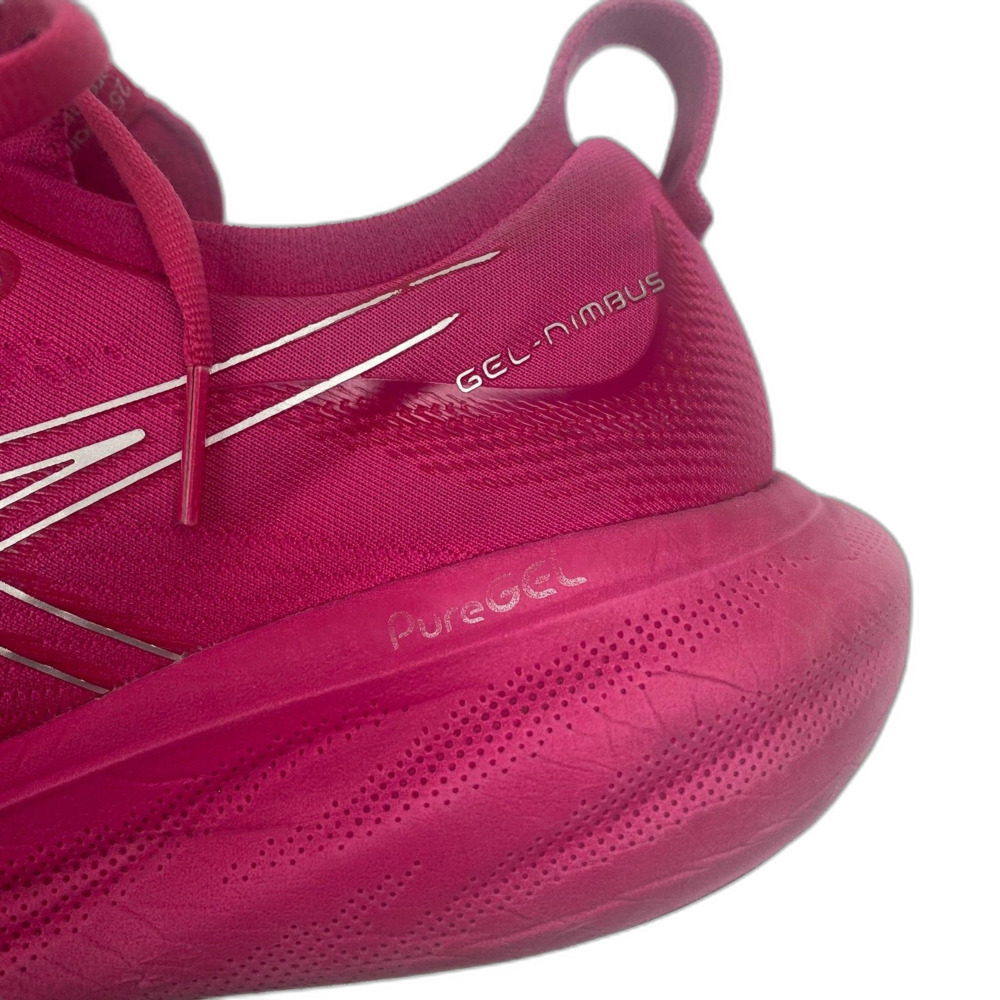 Asics Gel Nimbus 25 Woman's Running Shoes Sneakers Woman's US 11 Pink Rave - Picture 8 of 11